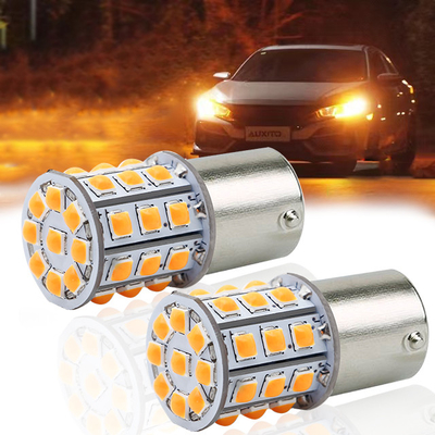 Langdurige witte LED-draaisignalen voor auto's 12V Aluminium legering lichaam Wit Geel Rood 3030 33SMD