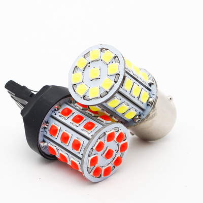 Langdurige witte LED-draaisignalen voor auto's 12V Aluminium legering lichaam Wit Geel Rood 3030 33SMD