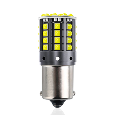 Witte aluminium LED-draaisignalen 1156 1157 T20 3030 44SMD-achterlicht 12V 24V