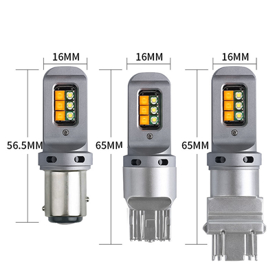 Langdurige 5W LED-rem-draaisignalen met 1156 universele 12smd-LED-lampen 1156 P21W BA15S PY21W 3157 7443 Canbus
