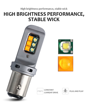 Langdurige 5W LED-rem-draaisignalen met 1156 universele 12smd-LED-lampen 1156 P21W BA15S PY21W 3157 7443 Canbus