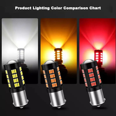 1157 1156 4014 66 SMD LED-remlicht Auto's achteruitrijden Interieur LED-lampen Auto Canbus
