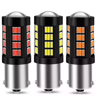 1157 1156 4014 66 SMD LED-remlicht Auto's achteruitrijden Interieur LED-lampen Auto Canbus