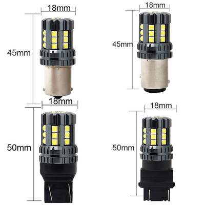 Witte LED-auto-draailichten Auto 12V 24V 2835 45SMD 1156 1157 T25 3156 3157 T20 7440 7443 Canbus-lampen Auto Led