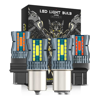 Waterdicht 12V 1156 3030 24LED+2COB Remdraai Signaallichten 3156 Dubbelkleurige LED-lamp