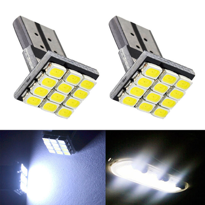 Vermogen 9W LED gloeilampen Waterdicht IP67 360 graden Automotive Light 12v T10 12SMD 1206 3020 Leeslamp Licentieplaat