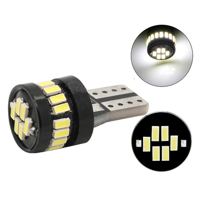 3014 LED-chip Automotive lampen Wit licht 360 graden straalhoek T10 3014 24smd