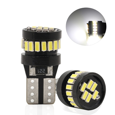 3014 LED-chip Automotive lampen Wit licht 360 graden straalhoek T10 3014 24smd