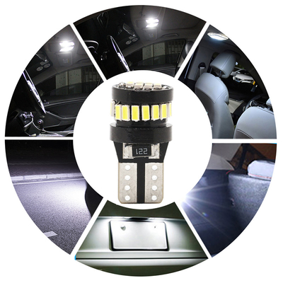 3014 LED-chip Automotive lampen Wit licht 360 graden straalhoek T10 3014 24smd