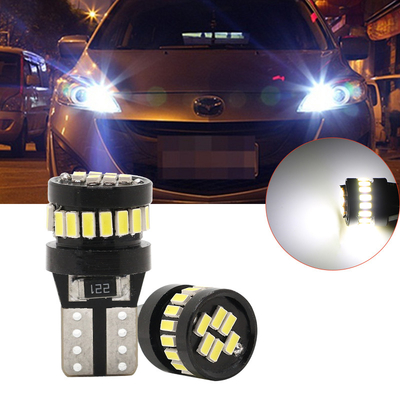 3014 LED-chip Automotive lampen Wit licht 360 graden straalhoek T10 3014 24smd