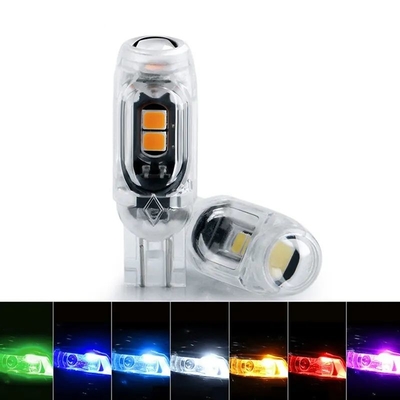 360 graden LED gloeilamp Automobiele kentekenplaat Licht T10 2835 3030 5smd LED Highlight 5W5 Nonpolar Small Width Lamp