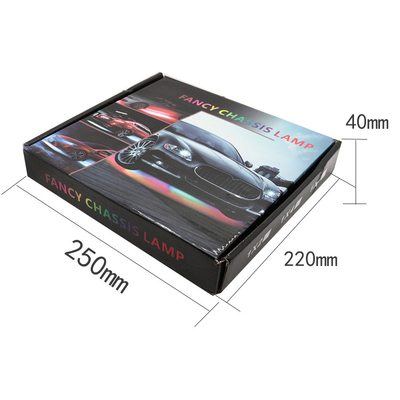 Automotive LED-interieurverlichting Meerkleurig afstandsbediening Flexibel ABS 12V Auto LED-strooklicht