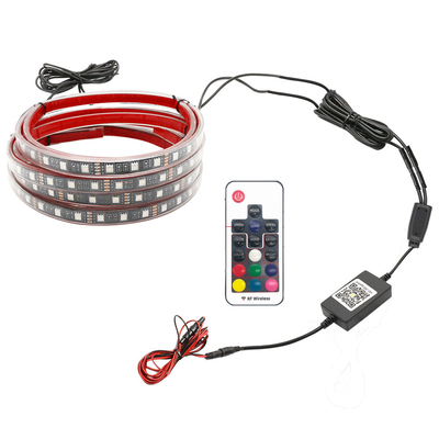 Automotive LED-interieurverlichting Meerkleurig afstandsbediening Flexibel ABS 12V Auto LED-strooklicht