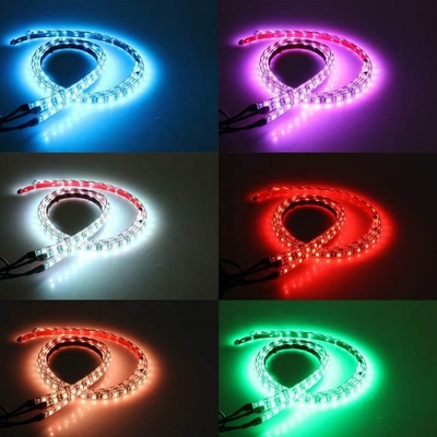 Automotive LED-interieurverlichting Meerkleurig afstandsbediening Flexibel ABS 12V Auto LED-strooklicht
