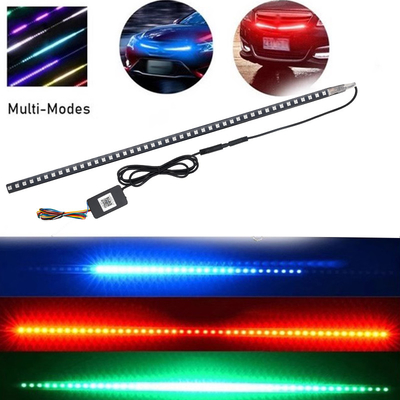 Universal ABS Auto Interieur LED-lichten Waterdicht 56cm Auto Flash Strobe Light Knight Rider Scanner Light