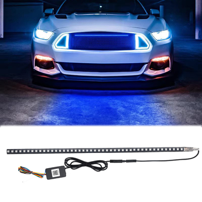 Universal ABS Auto Interieur LED-lichten Waterdicht 56cm Auto Flash Strobe Light Knight Rider Scanner Light