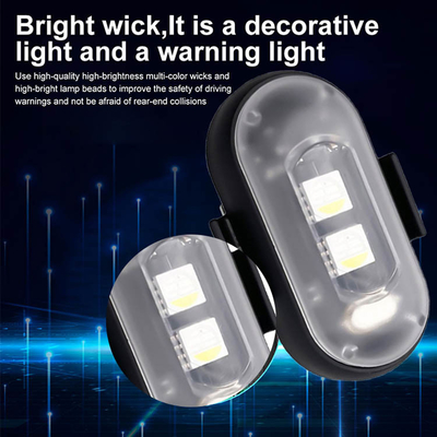RGB-kleur LED-auto-interieur-atmosfeerverlichting Micro USB IP67 draadloze afstandsbediening