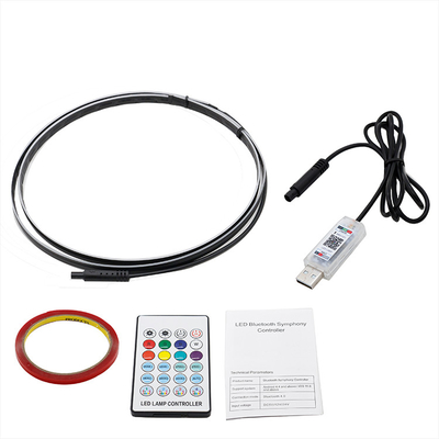 5V PVC USB LED-strooklichten 110cm met APP afstandsbediening Multi-verlichtingsmodus voor binnenlucht