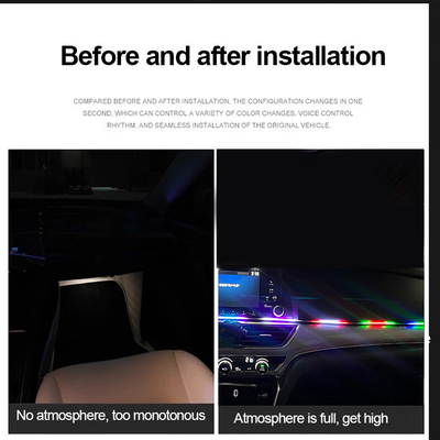 5V PVC USB LED-strooklichten 110cm met APP afstandsbediening Multi-verlichtingsmodus voor binnenlucht