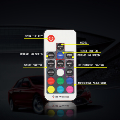 RGB SMD 5050 LED Strip IP67 Waterdicht geleid auto wiel Hub Kleur licht RGB wiel led lichten voor auto velgen met App Control