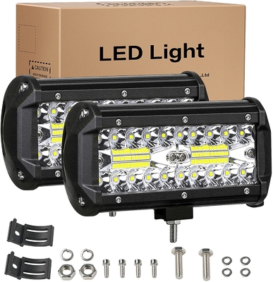 Mist van 240W 24000lm leidde Lichte Bar 7 Duim Geleide Drijflichten Waterdicht Off Road