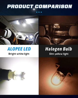 194 van de automobiel LEIDENE de Spaanders Gloeilampen6500k Wig T10 SMD 5050