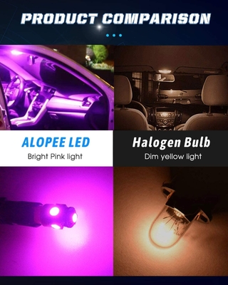 194 van de automobiel LEIDENE de Spaanders Gloeilampen6500k Wig T10 SMD 5050