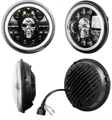 7Inch om Motorfiets LEIDENE Koplampen voor Harley Royal Enfield 12000lm