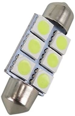 Slingerc5w 5050 6SMD van LEIDENE van de de Lampbol Auto de Binnenlandse Lichten Koepel Blauwe Witte gelijkstroom 12V 31mm 36mm 39mm 41mm